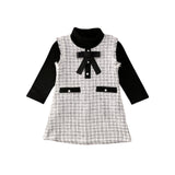 Margo Turtleneck Tweed Dress