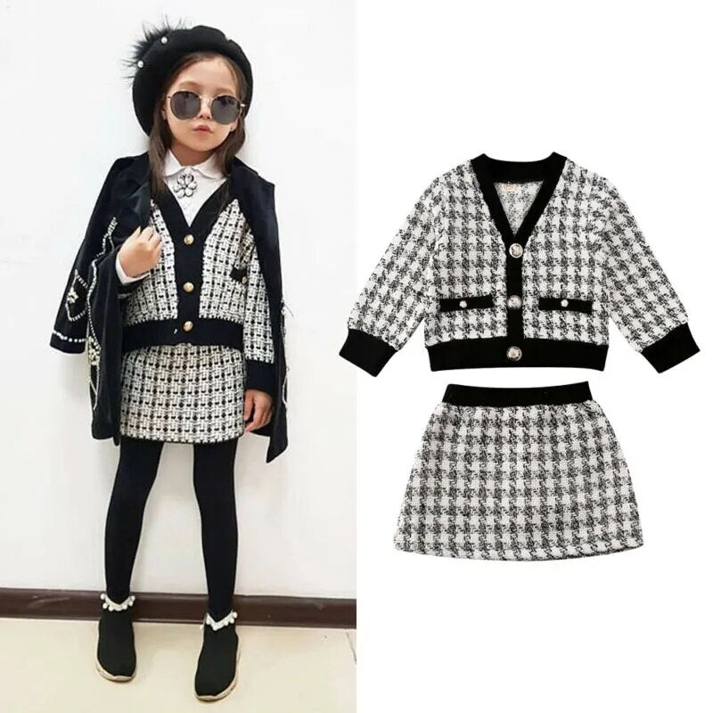 Carlotta Houndstooth Mini Set