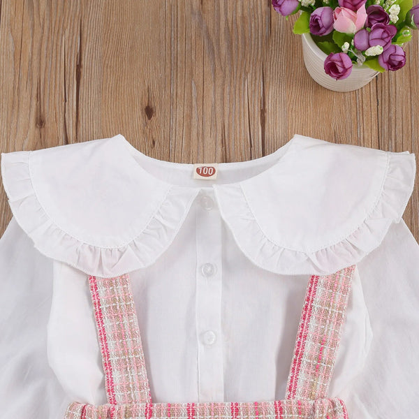 Cher Tweed Pinafore Set