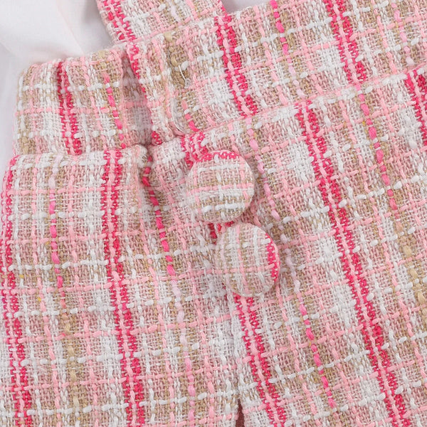 Cher Tweed Pinafore Set