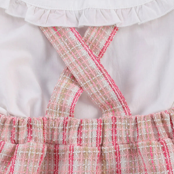 Cher Tweed Pinafore Set