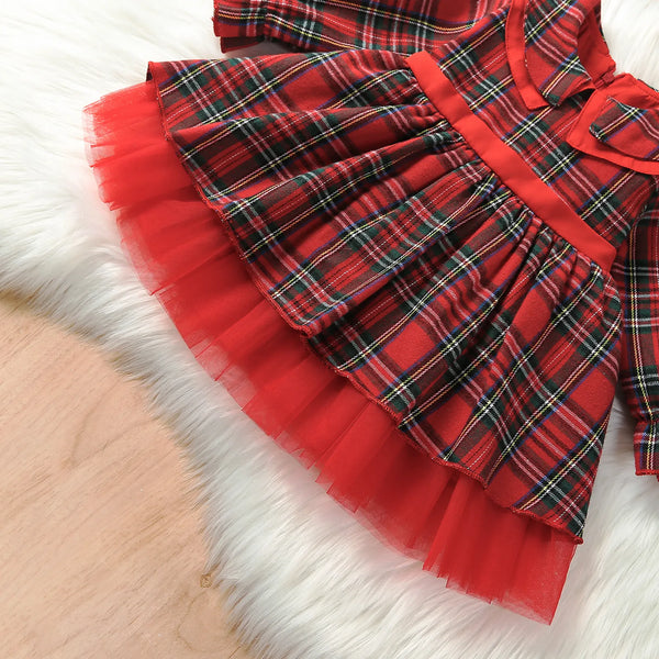 Carol Tartan Christmas Dress