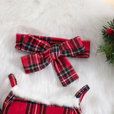 Angelina Christmas Romper Set