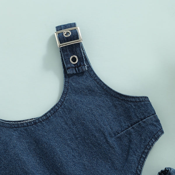 Tara Denim Playsuit