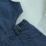 Tara Denim Playsuit
