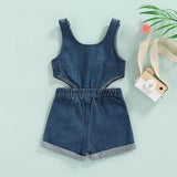 Tara Denim Playsuit