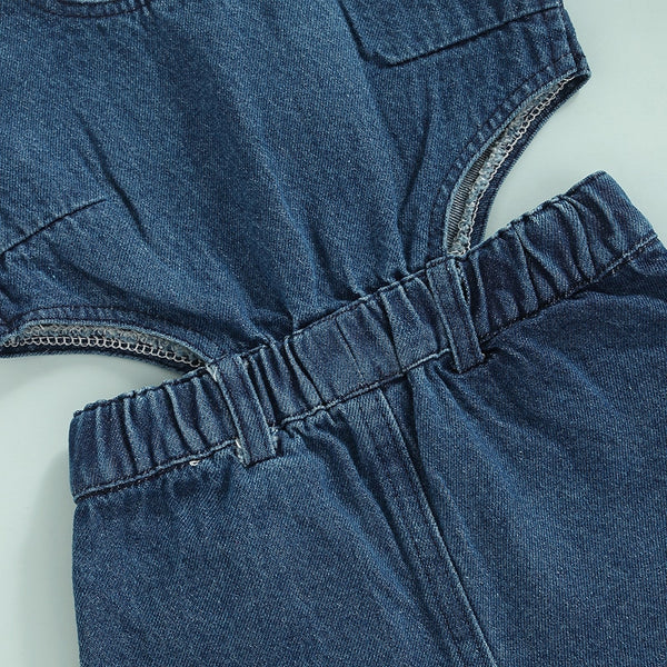Tara Denim Playsuit
