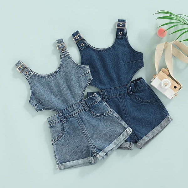 Tara Denim Playsuit