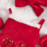 Angelina Christmas Romper Set