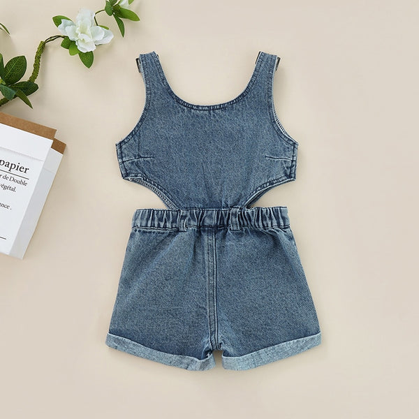 Tara Denim Playsuit