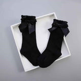 Satin Bow Socks