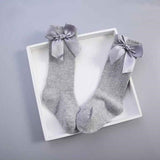 Satin Bow Socks