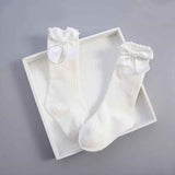 Satin Bow Socks