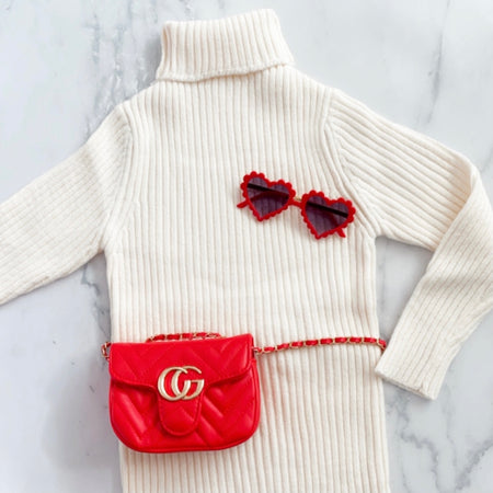 Dion Houndstooth Pinafore Set