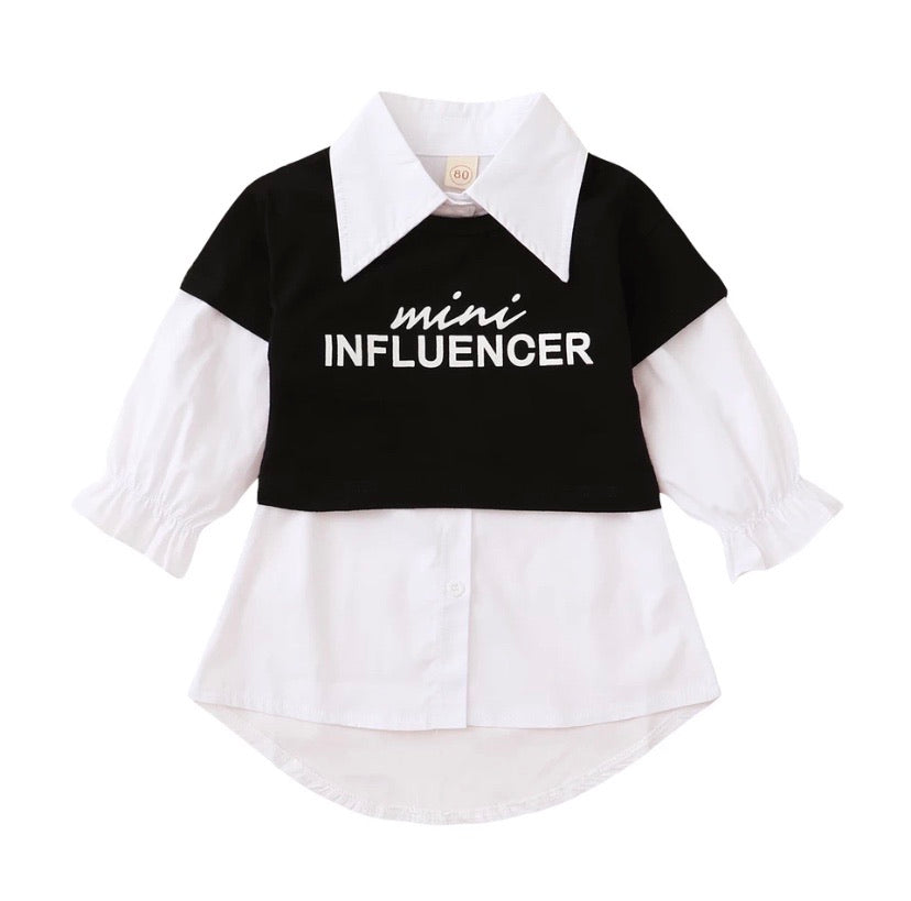 Mini Influencer Shirt Dress