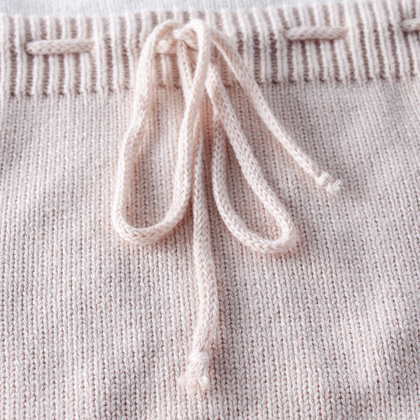 Grace Pompom Heart Knit Romper