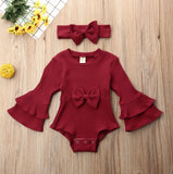 Josephine Bell Sleeve Romper Set
