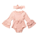 Josephine Bell Sleeve Romper Set