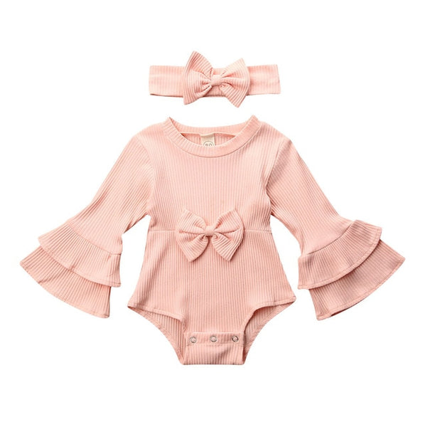Josephine Bell Sleeve Romper Set