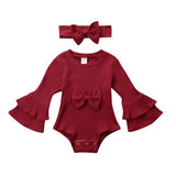 Josephine Bell Sleeve Romper Set