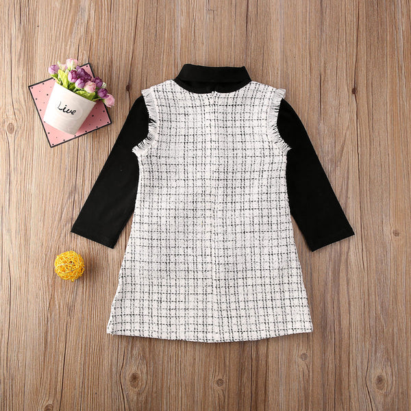 Margo Turtleneck Tweed Dress Set