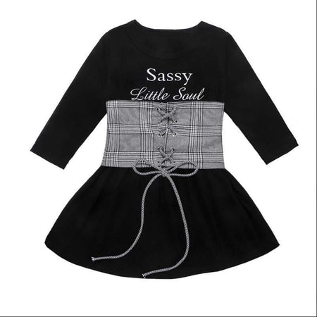 Dion Houndstooth Pinafore Set