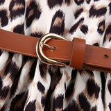 Shania Leopard Print Dress