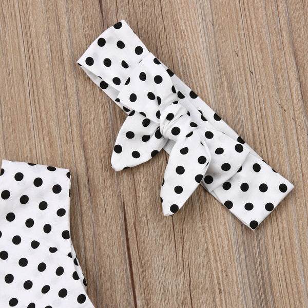 Allie Polka Dot Crop Set