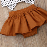 Allie Polka Dot Crop Set