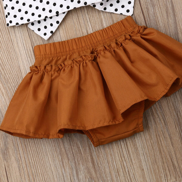 Allie Polka Dot Crop Set