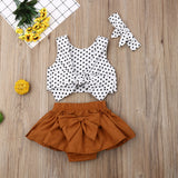 Allie Polka Dot Crop Set