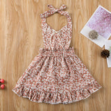 Evie Floral Halter Dress