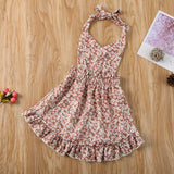 Evie Floral Halter Dress