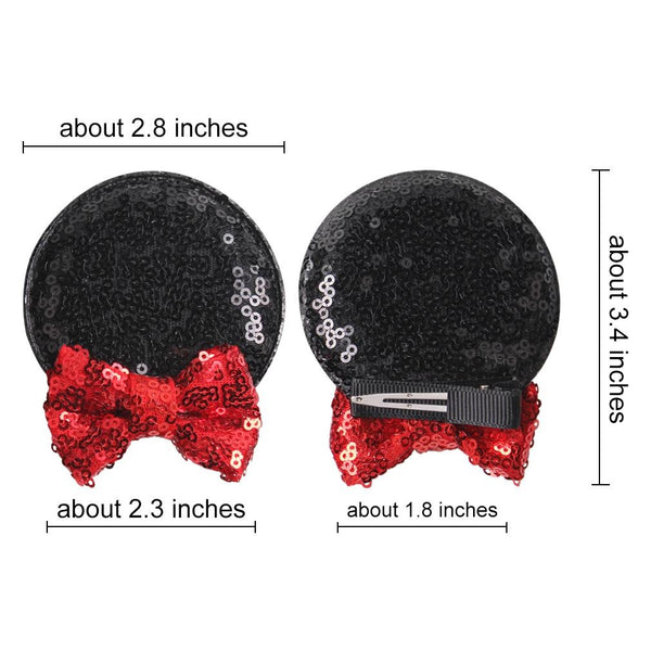 Miss Minnie Hair Clips