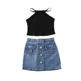 Nola Denim Mini Set