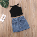 Nola Denim Mini Set