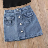 Nola Denim Mini Set