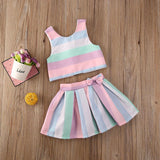 Kara Pleated Skirt Set