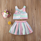 Kara Pleated Skirt Set