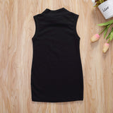 Joey Sleeveless Turtleneck Dress