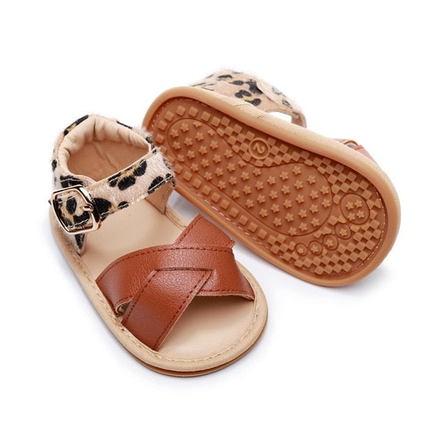 Tatum Leopard Back Sandals
