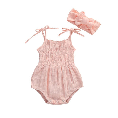 Holly Tartan Sleeved Romper Set