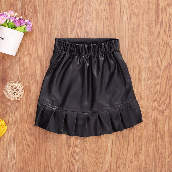 Becca Faux Leather Skirt