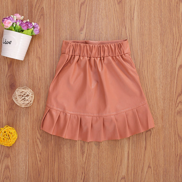 Becca Faux Leather Skirt