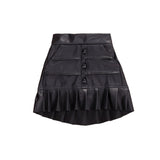 Becca Faux Leather Skirt