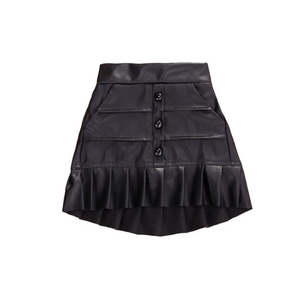 Becca Faux Leather Skirt