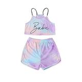 'Babe' Pastel Tie Dye Set
