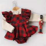 Holly Tartan Romper Set