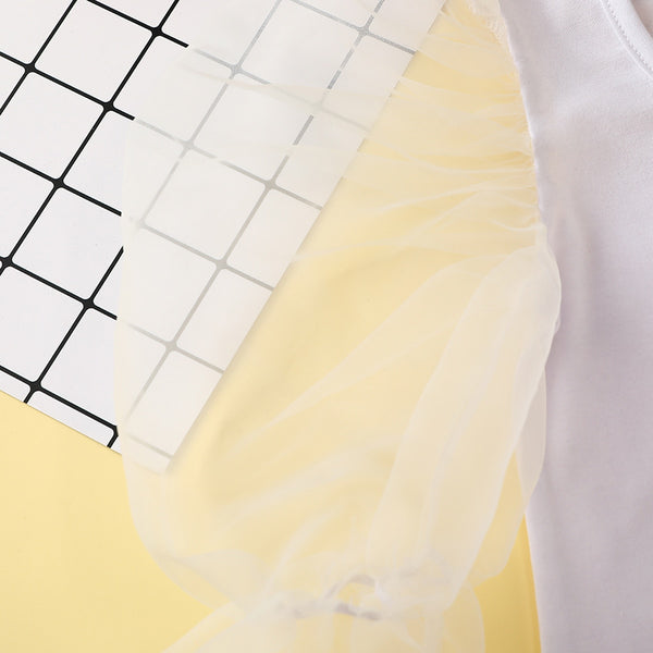 Tamra Mesh Sleeve Skirt Set