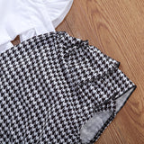 Ellis Houndstooth Romper Set